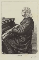 Celebrities of the Day, the Abbe Liszt